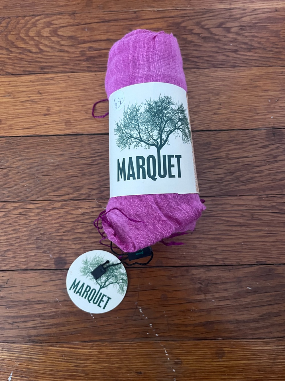 MARQUET Purple Woven Scarf/Shawl
